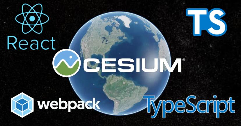 How to setup CesiumJS to use in ReactJS, Webpack, and Typescript